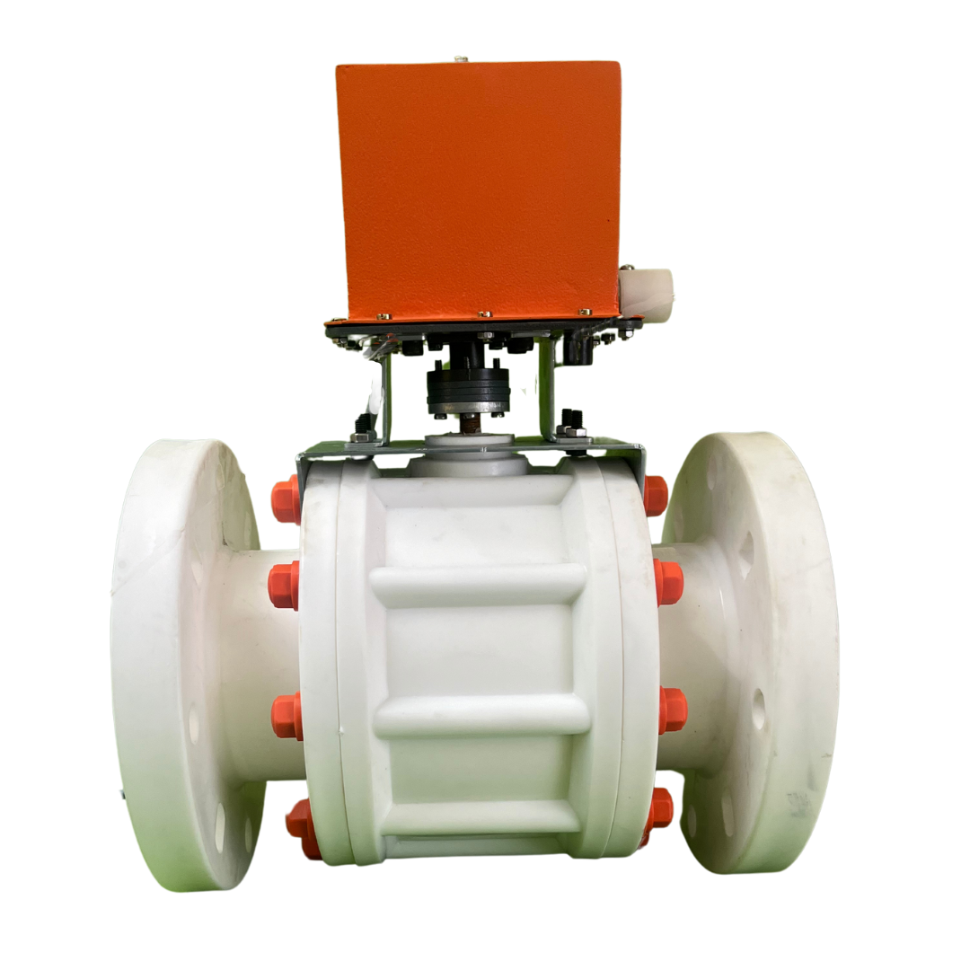 electric actuated pp ball valve