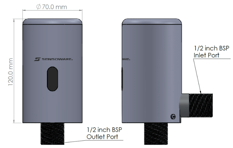 f5 urinal sensor dimensions new